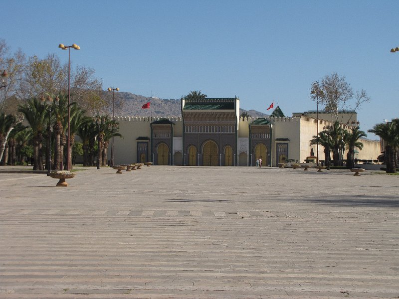 140312_fes dar el makhzen paleis.jpg - Het Dar el- Makhzen paleis.